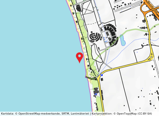 300 mt n hotel costa brada på kartan