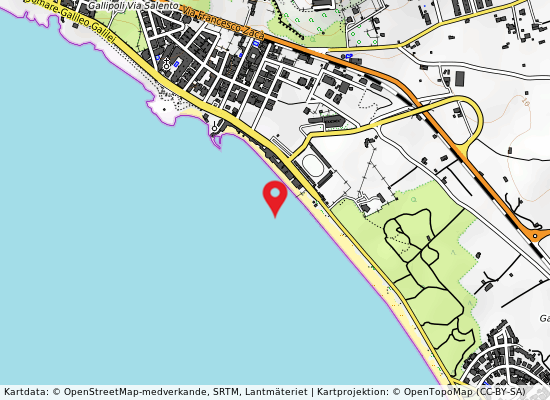 Lido san giovanni på kartan