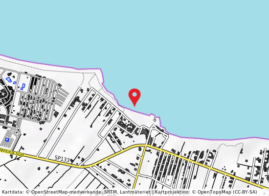 Spiaggia torre rinalda på kartan