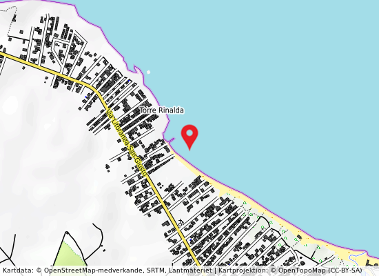 Spiaggia bella på kartan