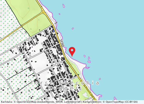 Torre specchia ruggeri på kartan