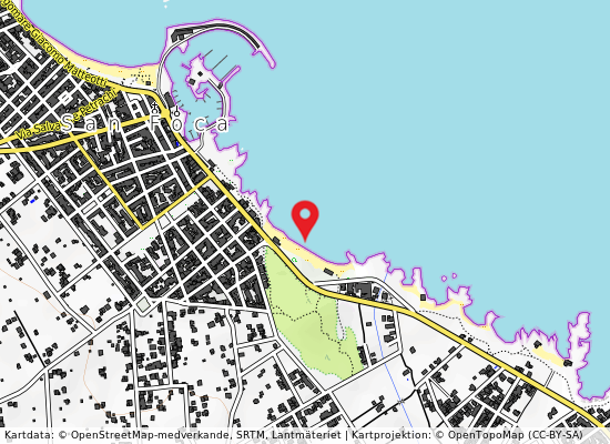 Colonia marina pio xii på kartan