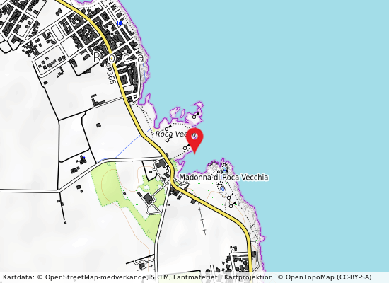 Torre di roca vecchia på kartan