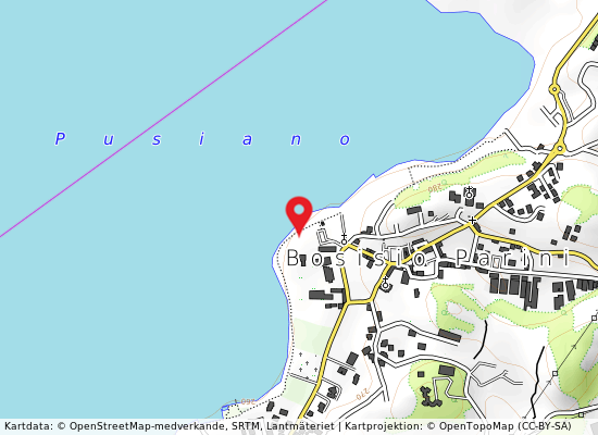 Molo pre campel på kartan