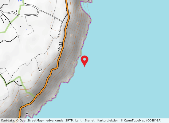 Torre specchia la guardia på kartan