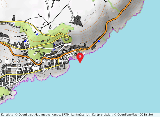 50 m v.so palazzo tamborrino scar.terme på kartan