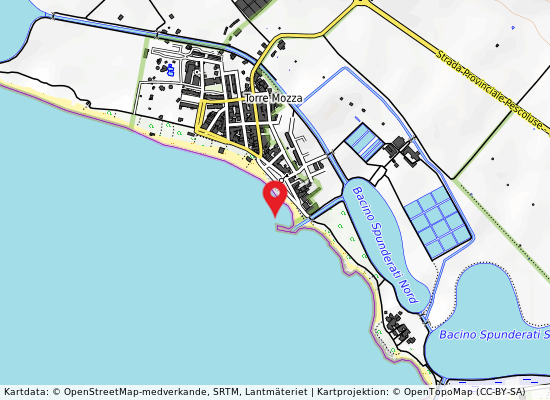 Torre mozza på kartan