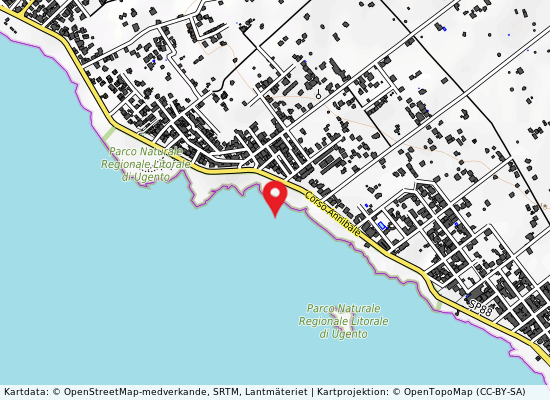 Pazze-di fronte all'isola pazze på kartan