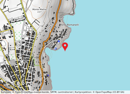 Grotta zinzulusa på kartan