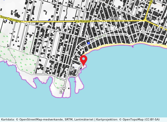 Torre capillo-alla torre på kartan