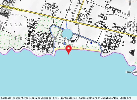 Al laghetto på kartan