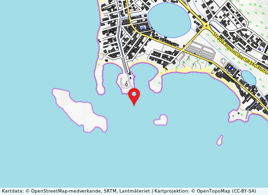 Torre chianca alla foce del canale på kartan