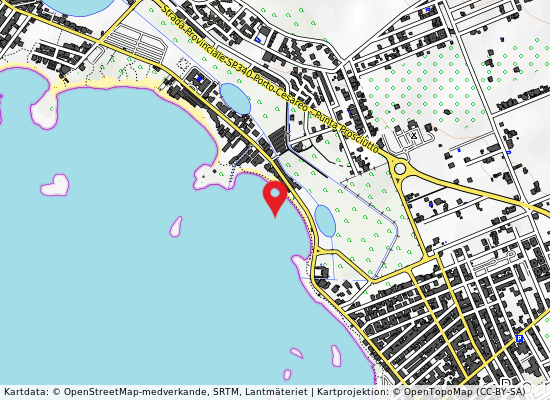 100 mt a nord del punto 147 på kartan