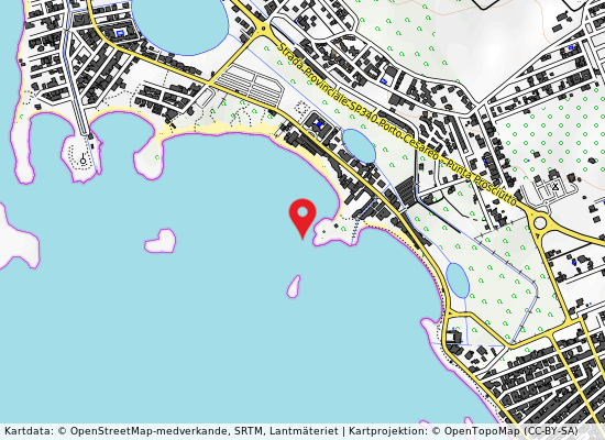 Foce del bacino tamari på kartan