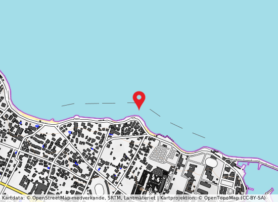 Spiaggia la salata på kartan