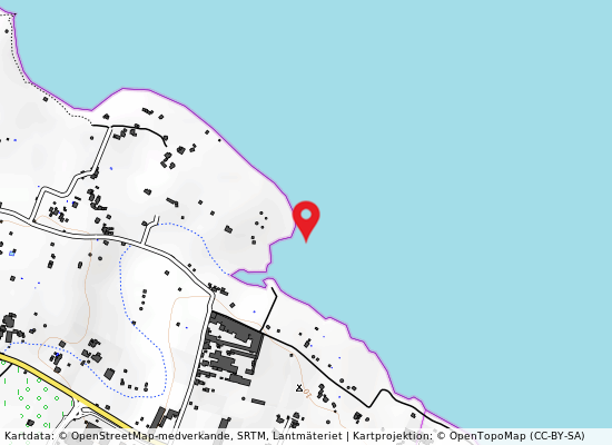 Loc. pantano 100 mt nord på kartan