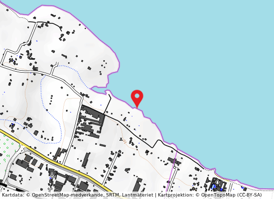 Loc. pantano 100 mt sud på kartan