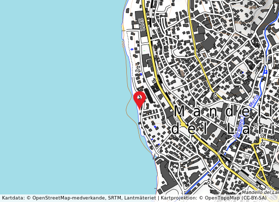 Camping mandello på kartan