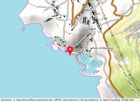 Molo porto nord på kartan