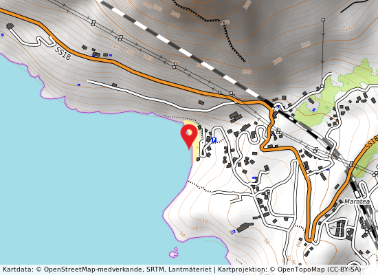 Torrente fiumicello på kartan