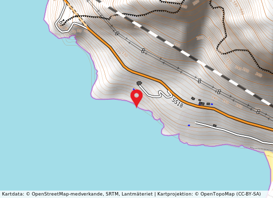 Punta ogliastro på kartan