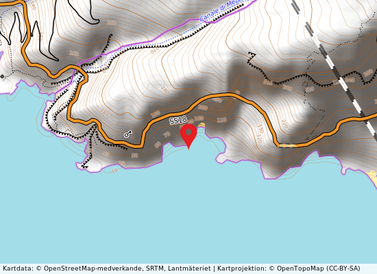 Confine pz/sa på kartan
