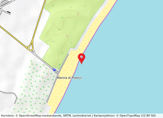 San basilio lido på kartan