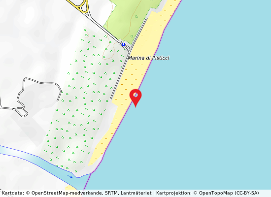 Foce cavone  på kartan