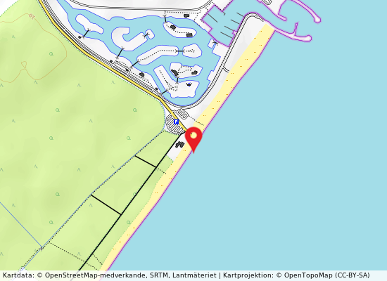 Idrovora torre mozza på kartan