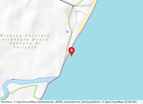 Foce sinni  på kartan