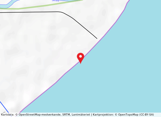 Foce sinni  på kartan