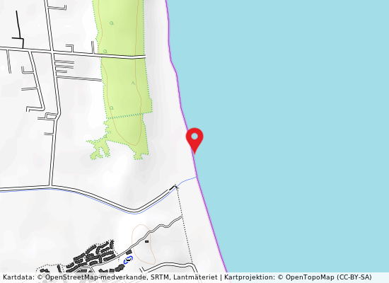 100 mt sx vena morta på kartan