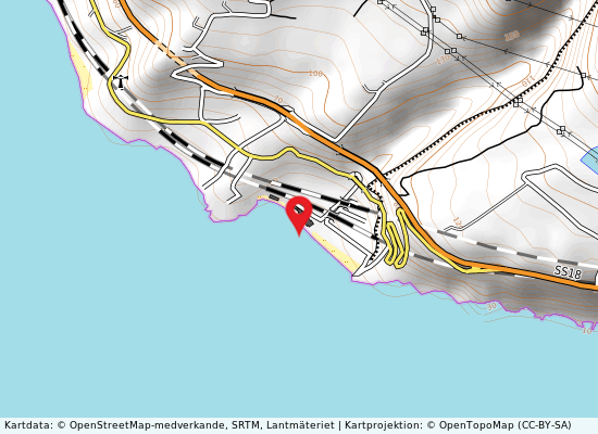 Cavinia nord på kartan