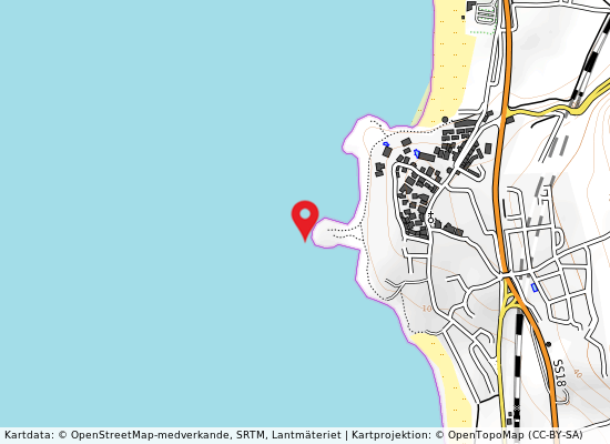 Punta cirella på kartan