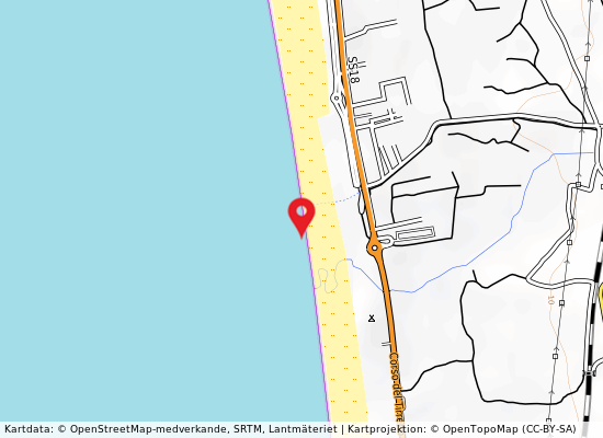 Lido maiorca på kartan