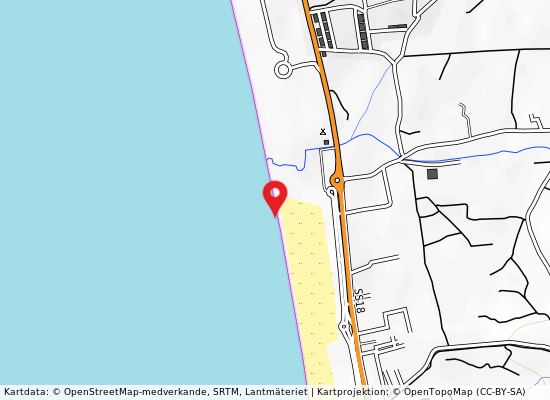 Foce c.le fiumicello på kartan