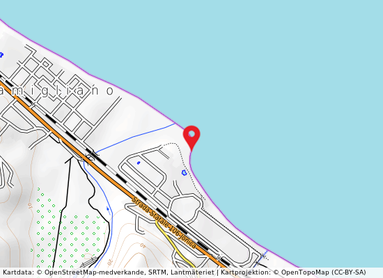 100 mt dx acquaniti på kartan