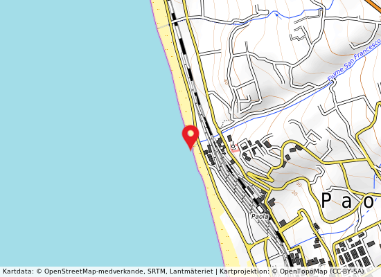 100 mt sx s franc på kartan