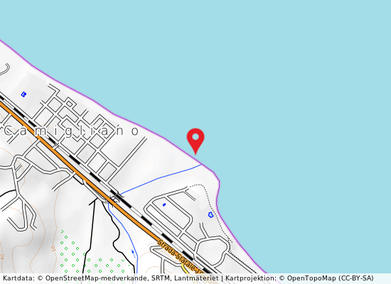 100 mt sx acquaniti på kartan