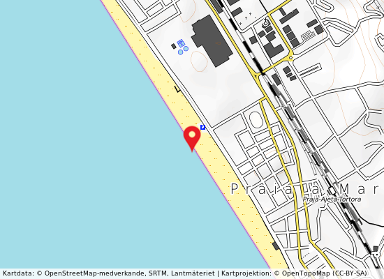 Sbocco sottomar på kartan