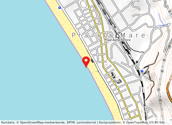 50 mt sx fiumar på kartan