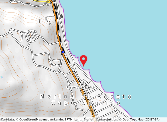 Rustico rosetano på kartan