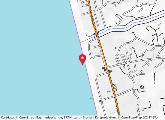 200 mt sx abatem på kartan