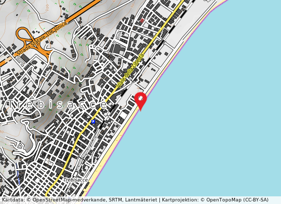 Campo sportivo på kartan