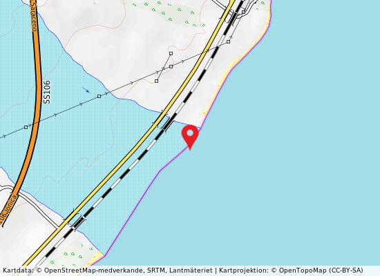 Fiumara saraceno på kartan