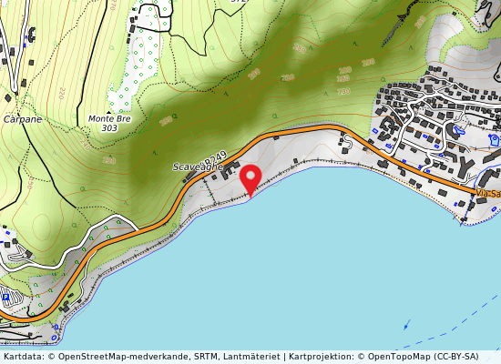 Scavaiaghe på kartan
