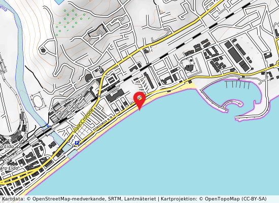 Palace hotel på kartan