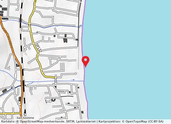 Lido golden på kartan