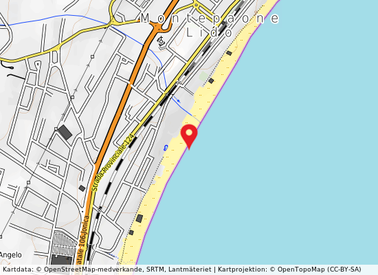 Lido soleado på kartan