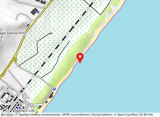 Lido napoli på kartan